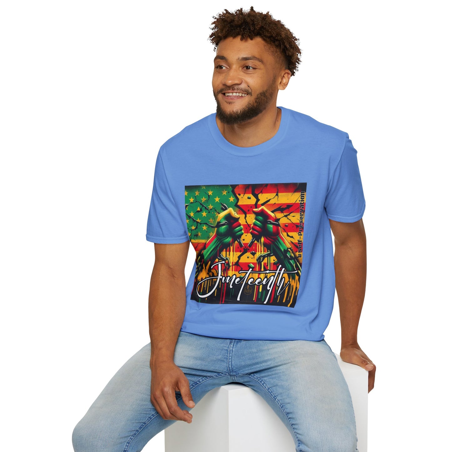 Juneteenth Celebration Unisex Softstyle T-Shirt, Freedom Tee, Black History Month Shirt, Juneteenth Gift, Retro Graphic Tee