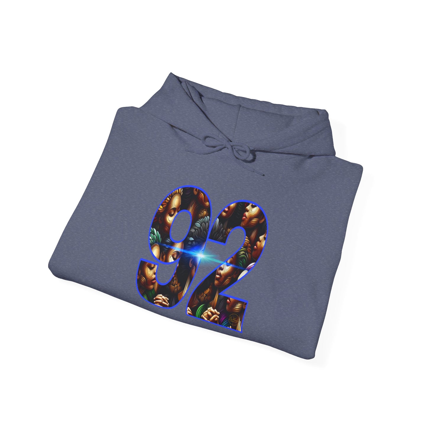 Retro 92 Unisex Heavy Blend™ Hooded Sweatshirt - Cozy Streetwear
