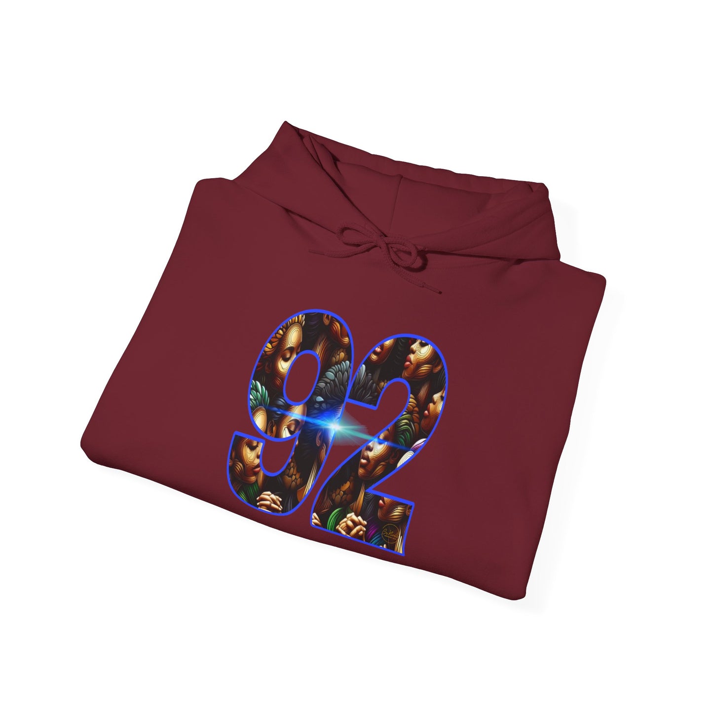 Retro 92 Unisex Heavy Blend™ Hooded Sweatshirt - Cozy Streetwear