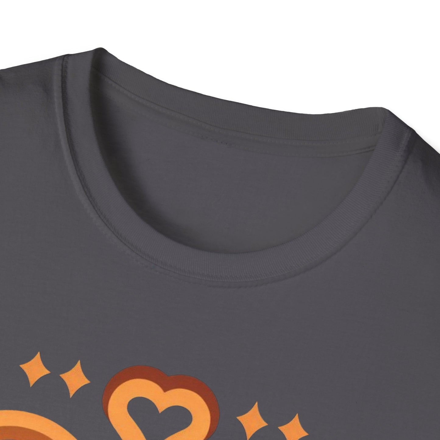 Unisex Softstyle T-Shirt - Black Love Infinity Design