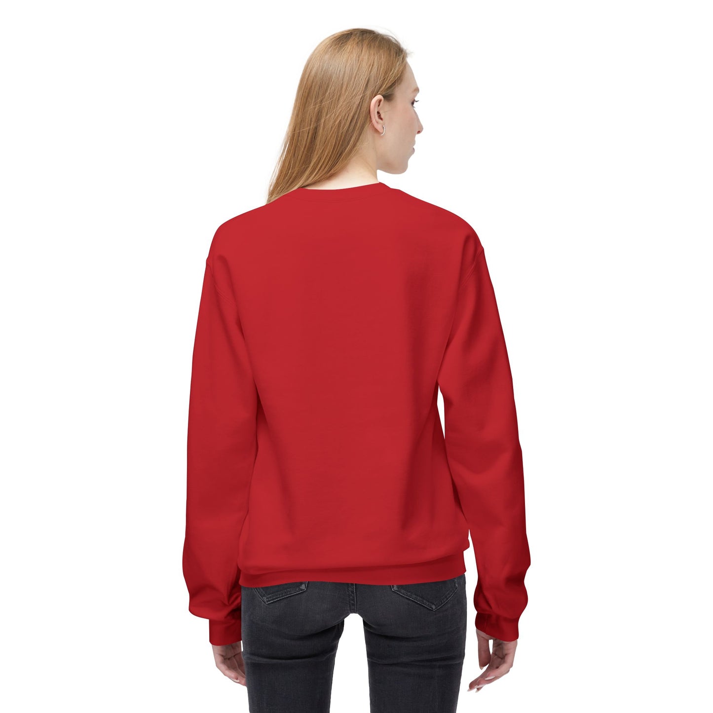 Don't Blame Us Sweatshirt - Unisex Midweight Fleece Crewneck for Art Lovers and Cultural Celebrations