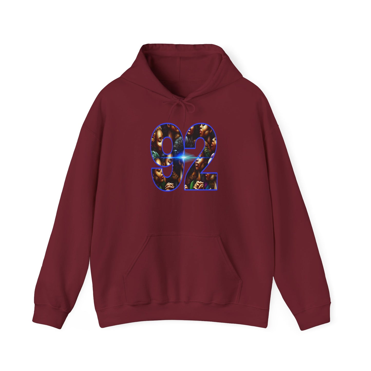 Retro 92 Unisex Heavy Blend™ Hooded Sweatshirt - Cozy Streetwear