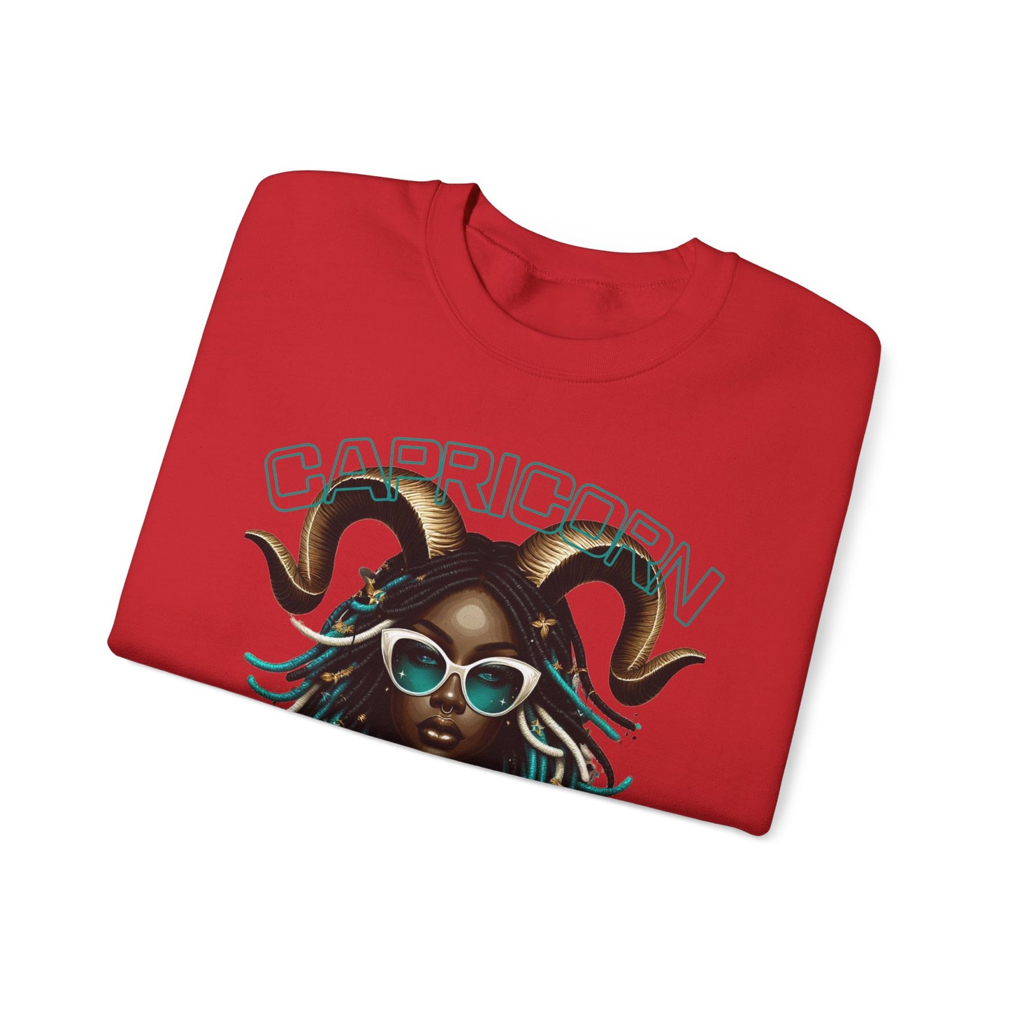 Capricorn Girl G.O.A.T. Unisex Crewneck Sweatshirt
