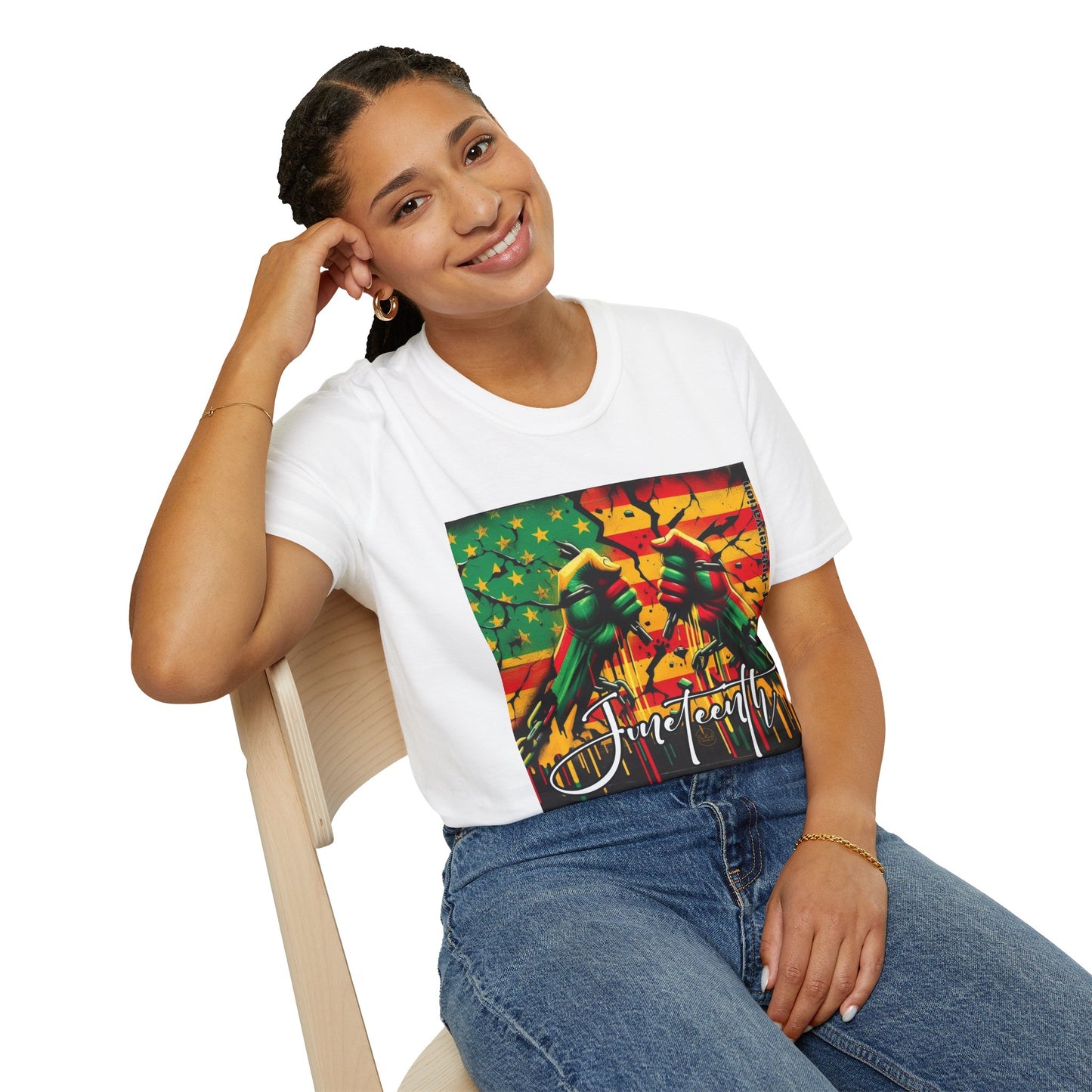 Juneteenth Celebration Unisex Softstyle T-Shirt, Freedom Tee, Black History Month Shirt, Juneteenth Gift, Retro Graphic Tee
