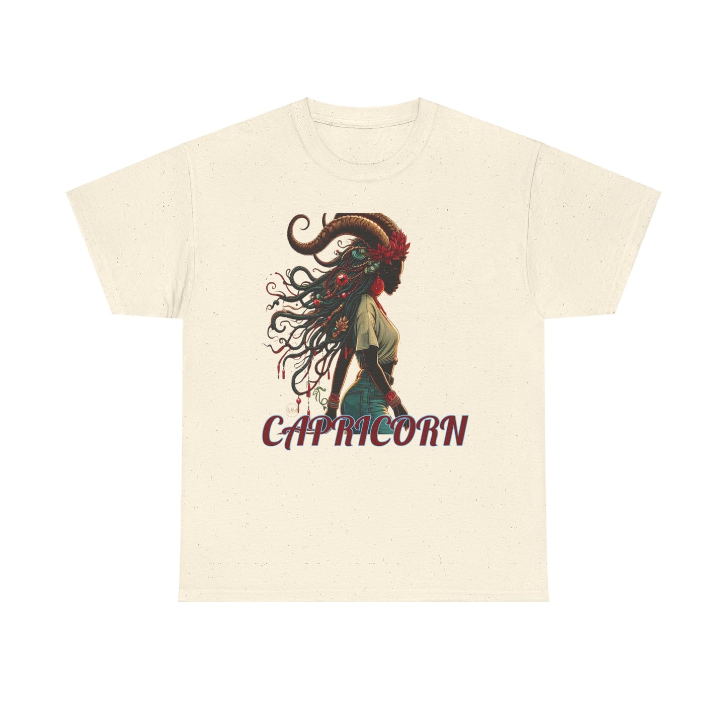 Capricorn Graphic Unisex Heavy Cotton Tee - Astrology Zodiac Shirt