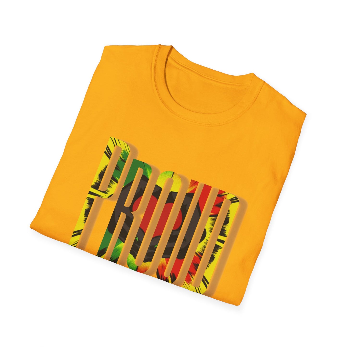 “PROUD” Paid Unisex T-Shirt - Celebrate African Heritage
