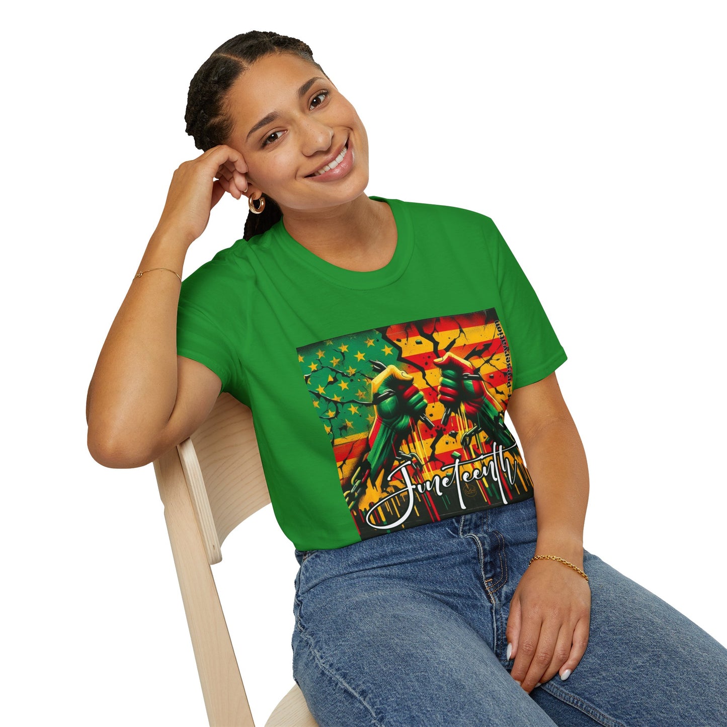 Juneteenth Celebration Unisex Softstyle T-Shirt, Freedom Tee, Black History Month Shirt, Juneteenth Gift, Retro Graphic Tee