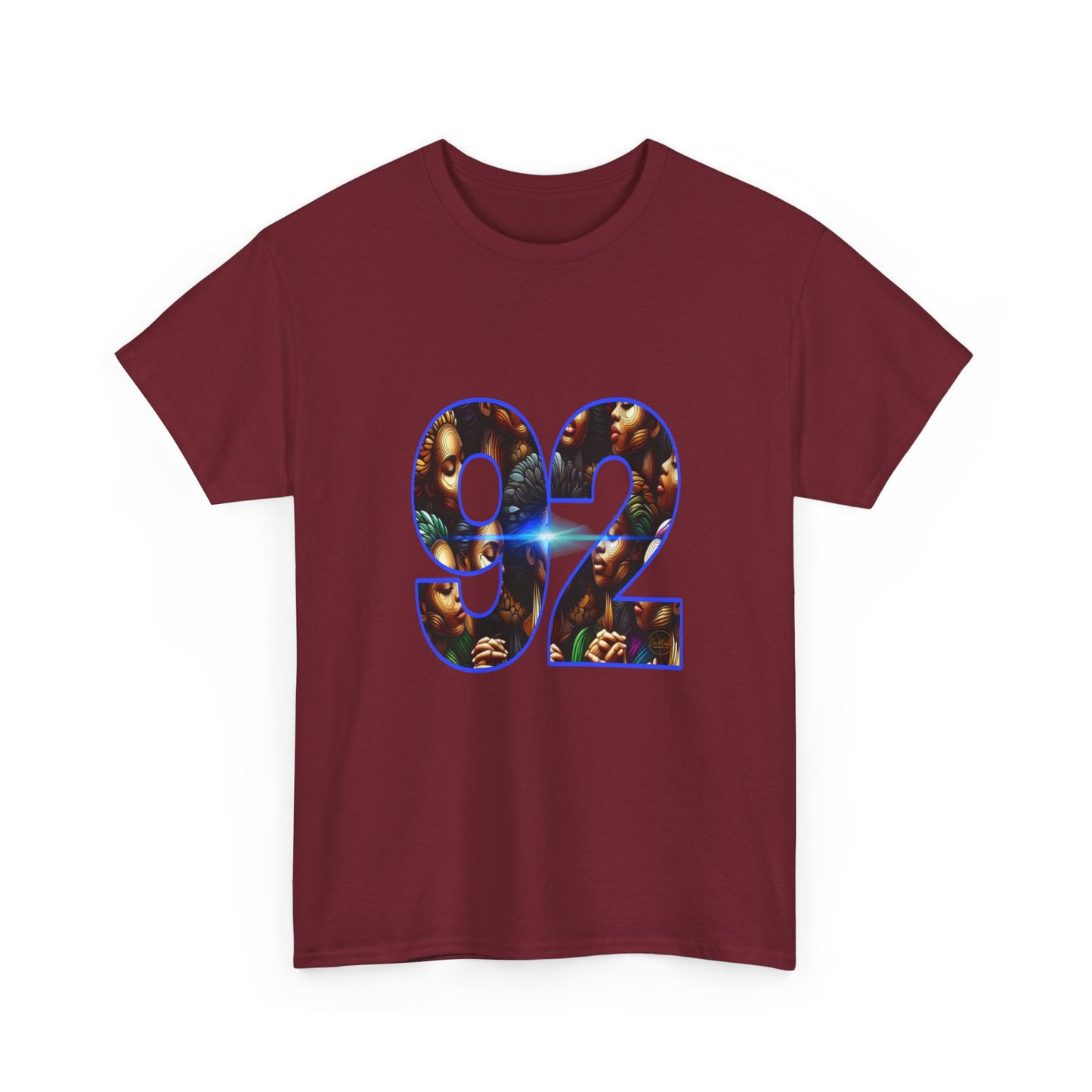 We Are the "92" Unisex Heavy Cotton Tee - Cool Vintage Graphic T-Shirt