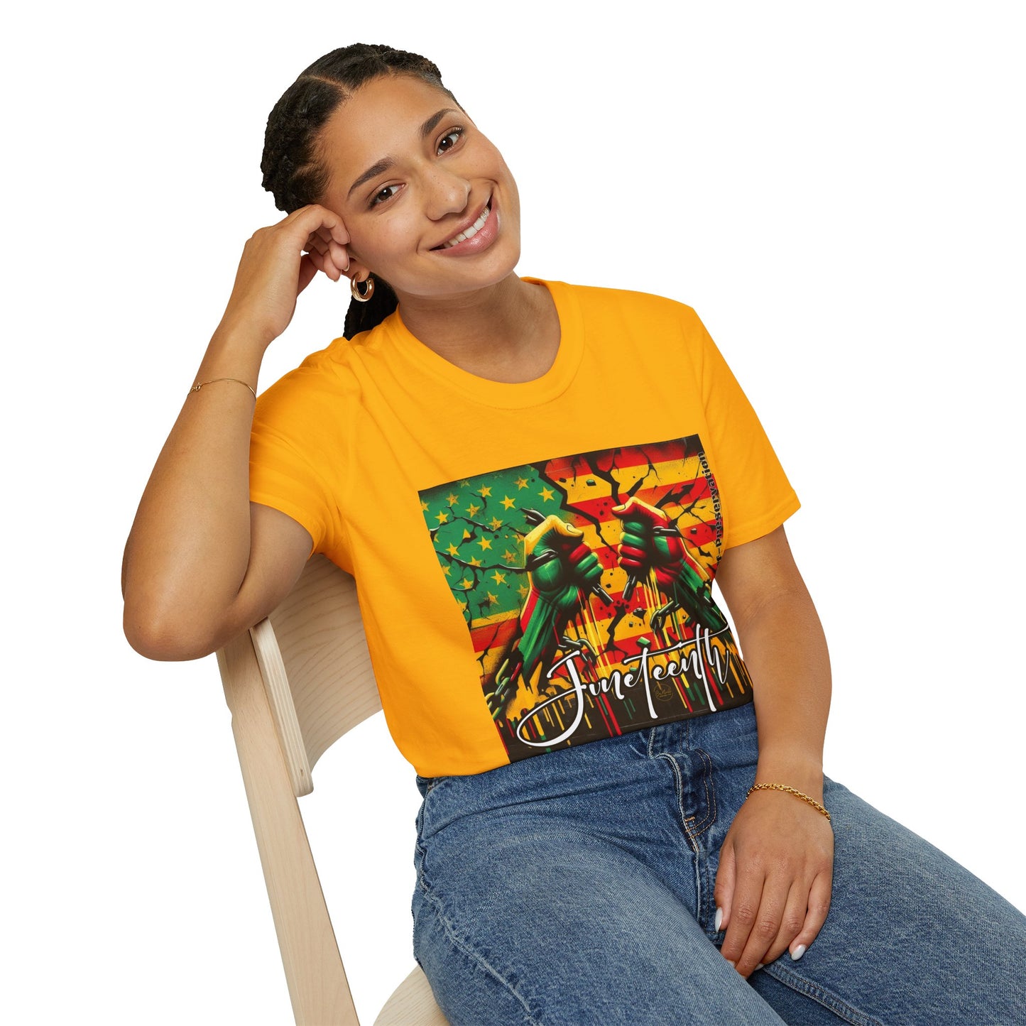 Juneteenth Celebration Unisex Softstyle T-Shirt, Freedom Tee, Black History Month Shirt, Juneteenth Gift, Retro Graphic Tee