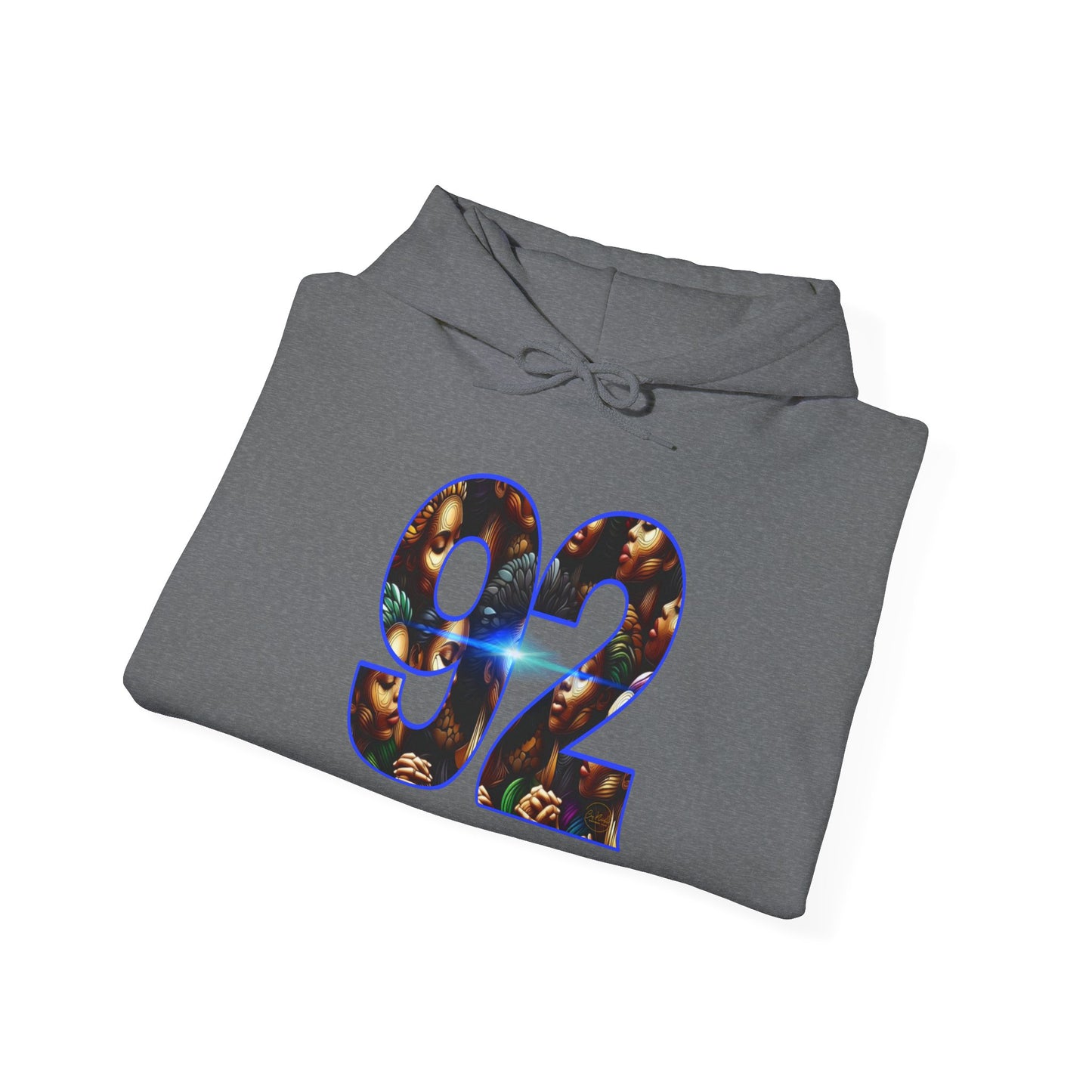 Retro 92 Unisex Heavy Blend™ Hooded Sweatshirt - Cozy Streetwear