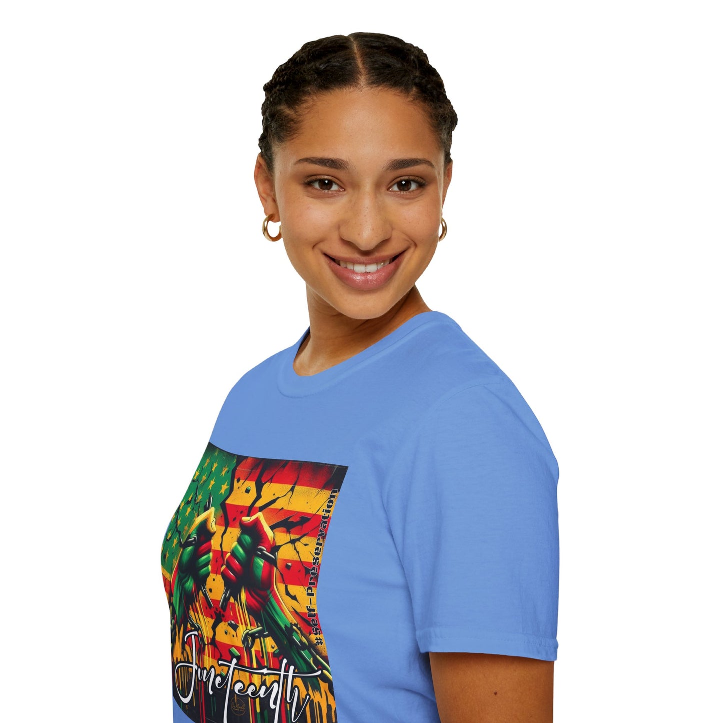Juneteenth Celebration Unisex Softstyle T-Shirt, Freedom Tee, Black History Month Shirt, Juneteenth Gift, Retro Graphic Tee