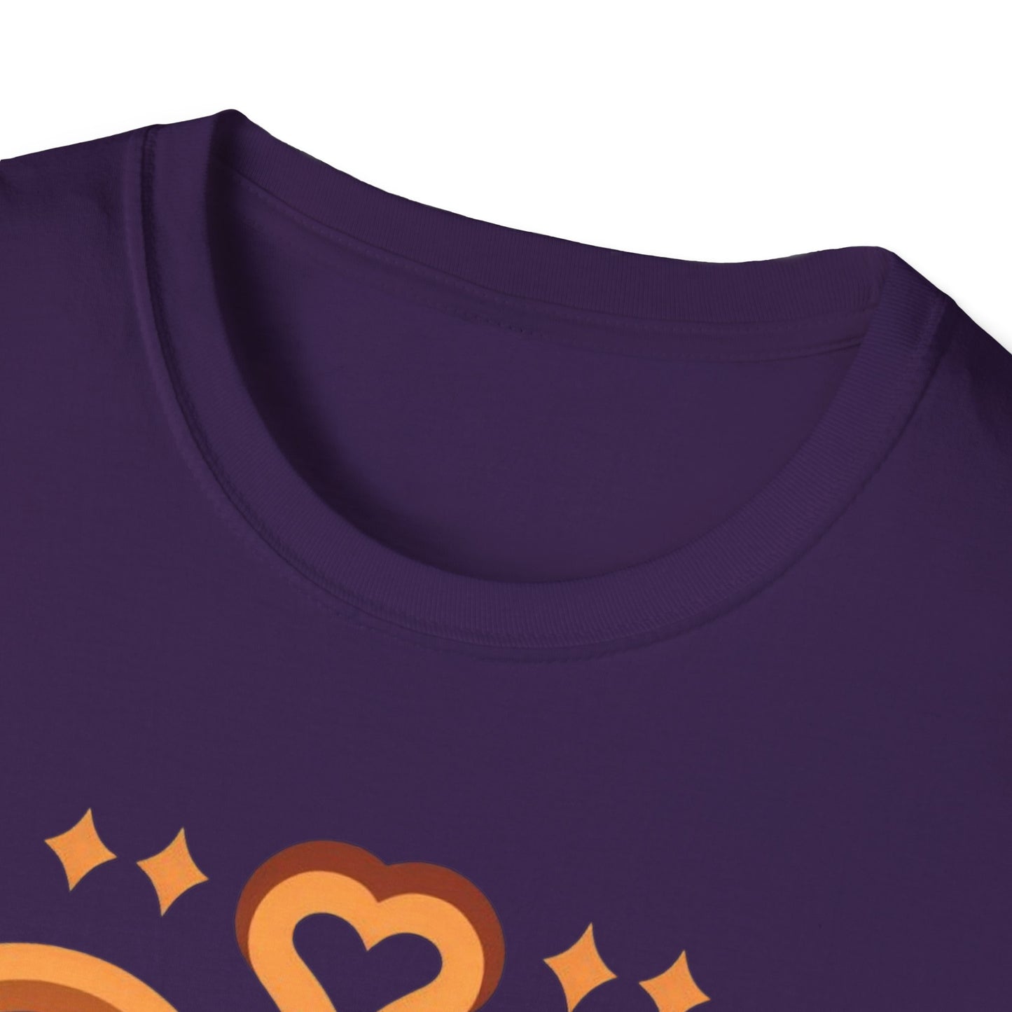 Unisex Softstyle T-Shirt - Black Love Infinity Design