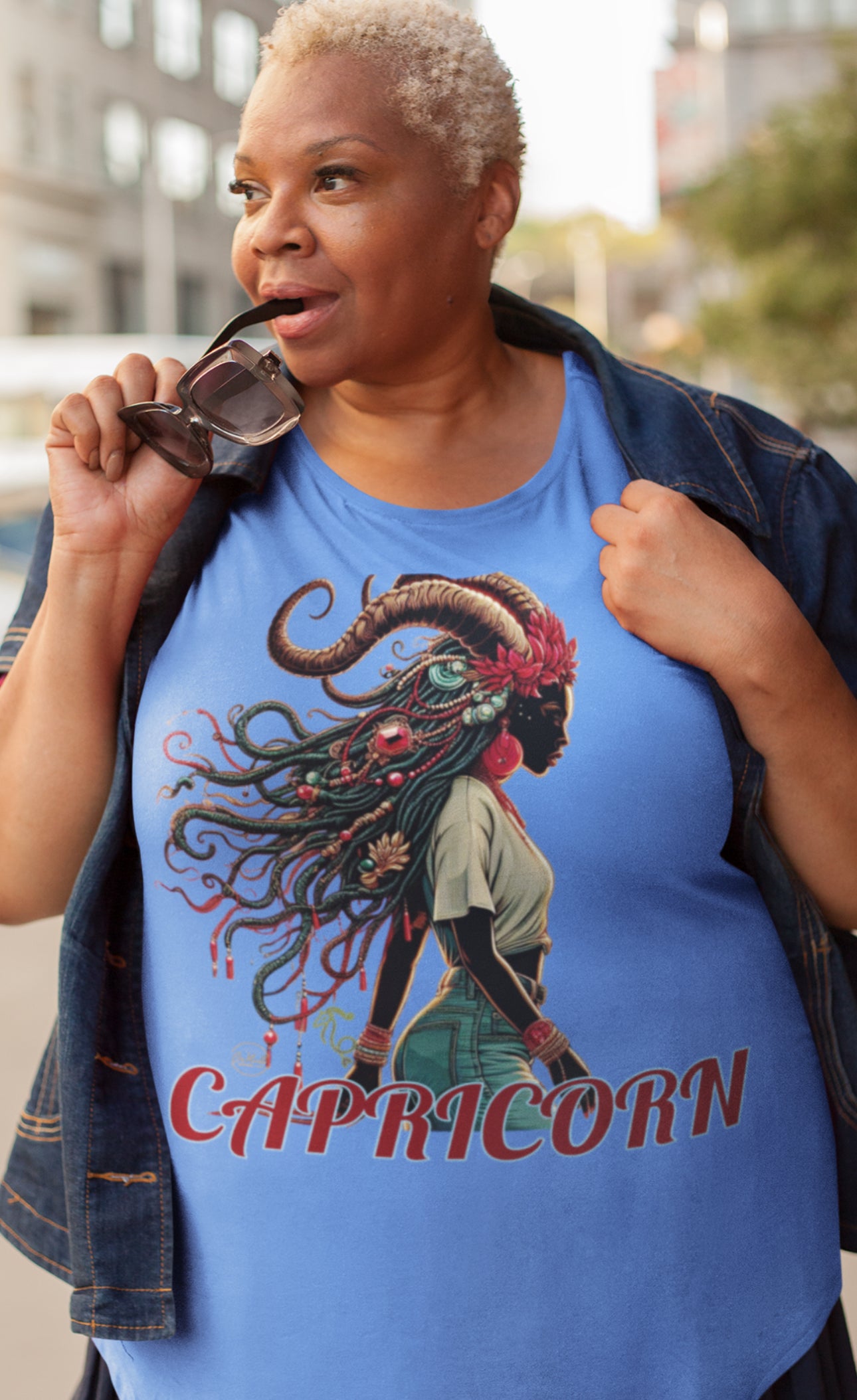 Capricorn Graphic Unisex Heavy Cotton Tee - Astrology Zodiac Shirt