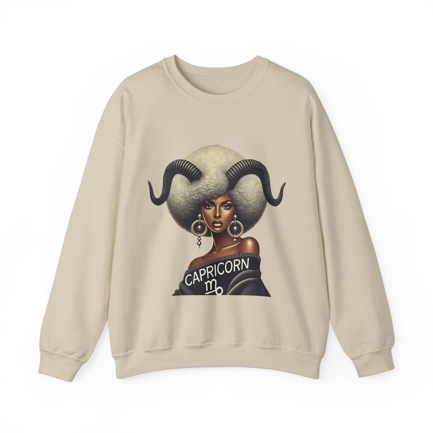 Capricorn Zodiac Sweatshirt for Astrology Lovers - Unisex Heavy Blend® Crewneck