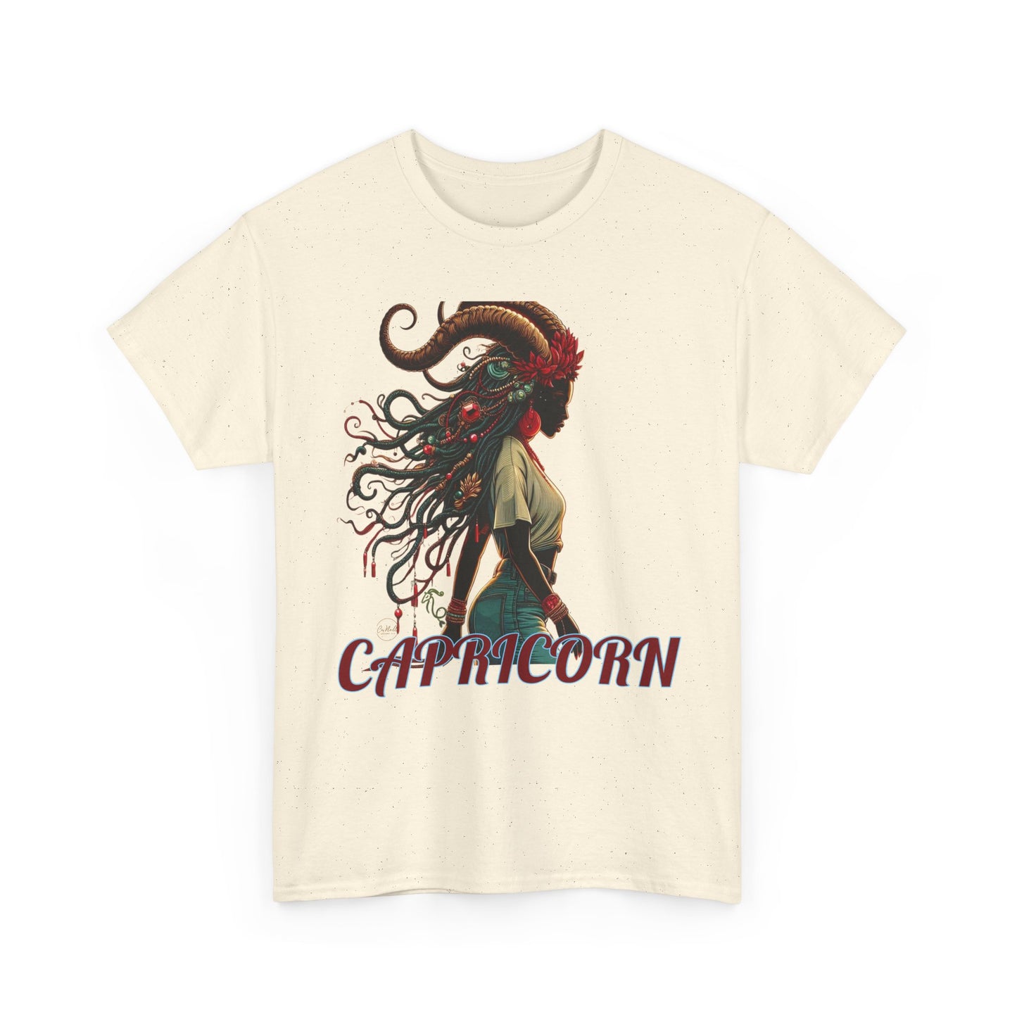 Capricorn Graphic Unisex Heavy Cotton Tee - Astrology Zodiac Shirt
