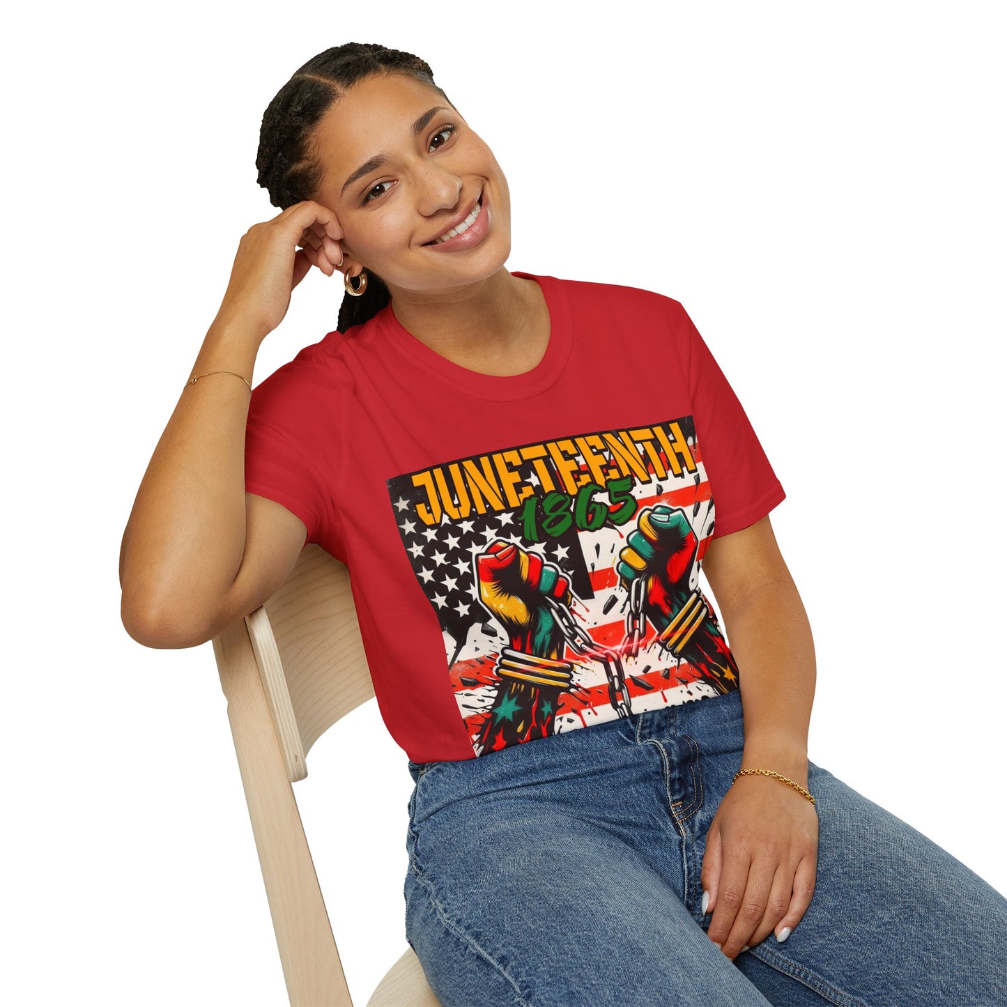 Juneteenth Freedom T-Shirt | Unisex Softstyle Tee, Celebrate Juneteenth, Black History Month, Independence Day, Activist Apparel, Gift [...]