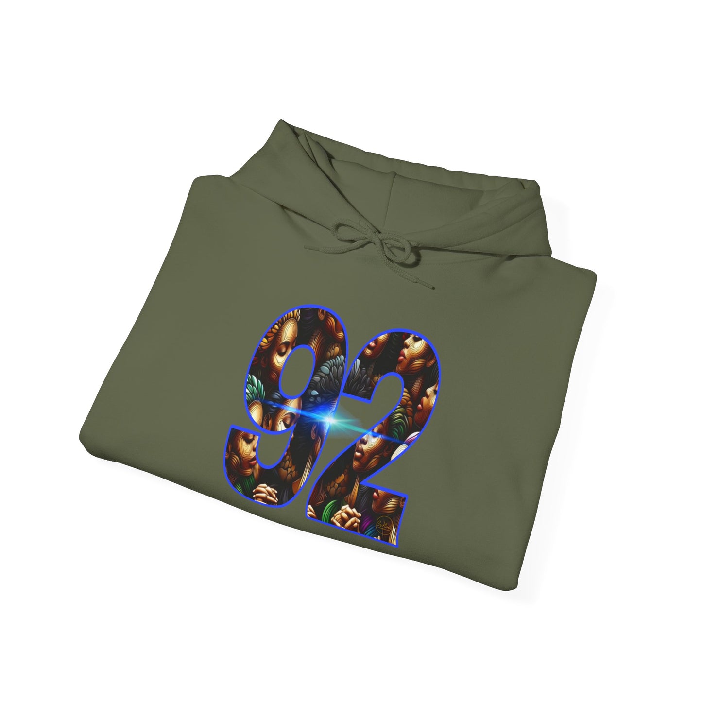 Retro 92 Unisex Heavy Blend™ Hooded Sweatshirt - Cozy Streetwear