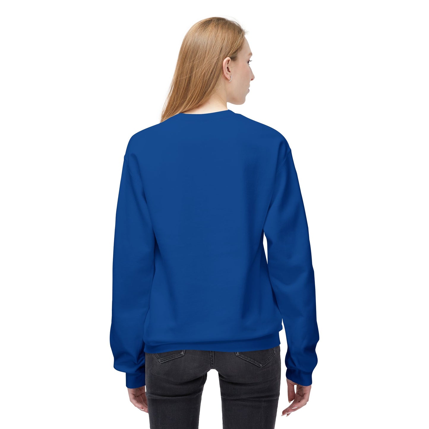 Don't Blame Us Sweatshirt - Unisex Midweight Fleece Crewneck for Art Lovers and Cultural Celebrations