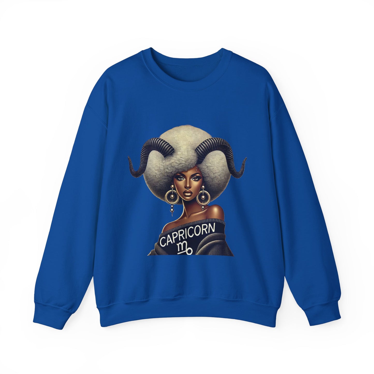 Capricorn Zodiac Sweatshirt for Astrology Lovers - Unisex Heavy Blend® Crewneck