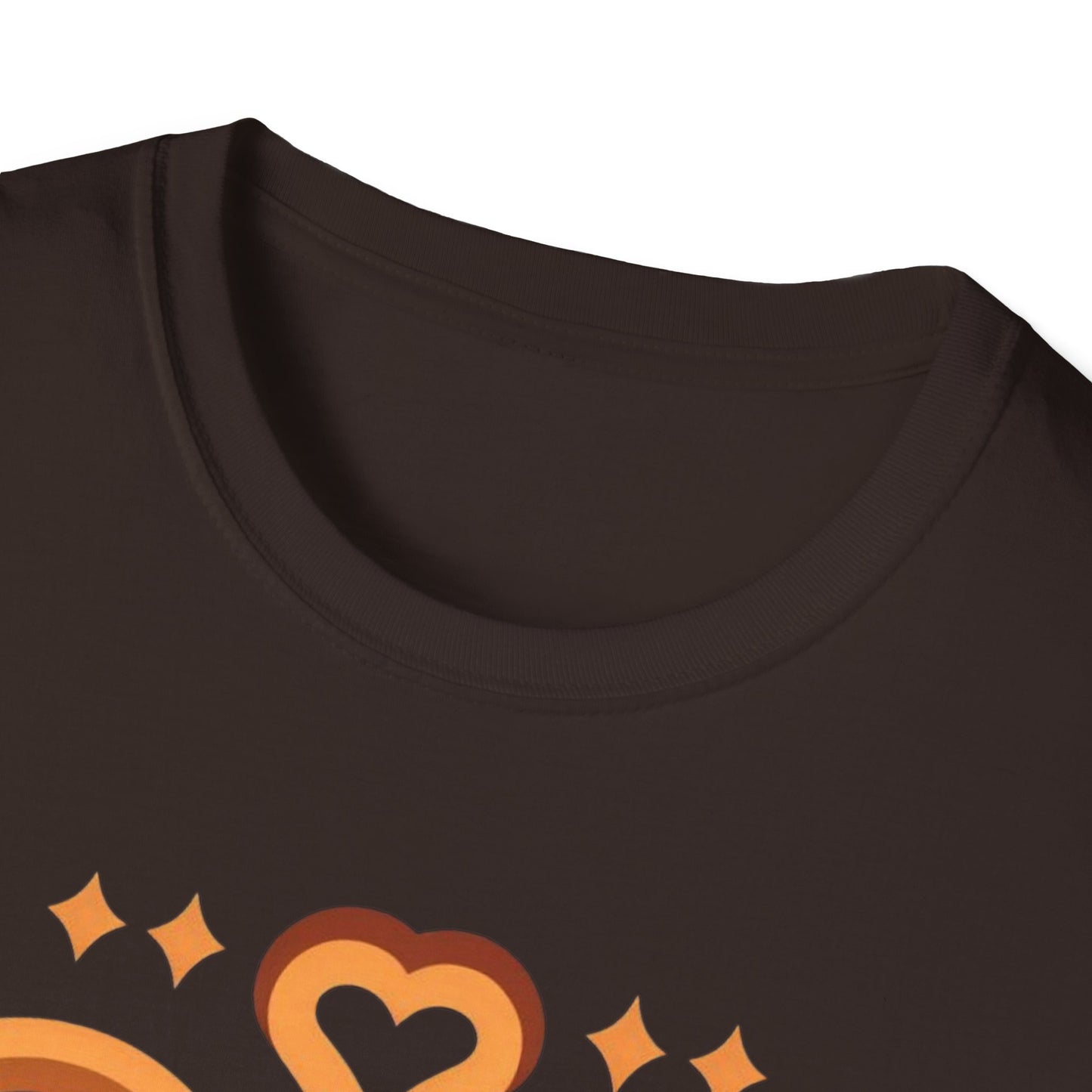 Unisex Softstyle T-Shirt - Black Love Infinity Design