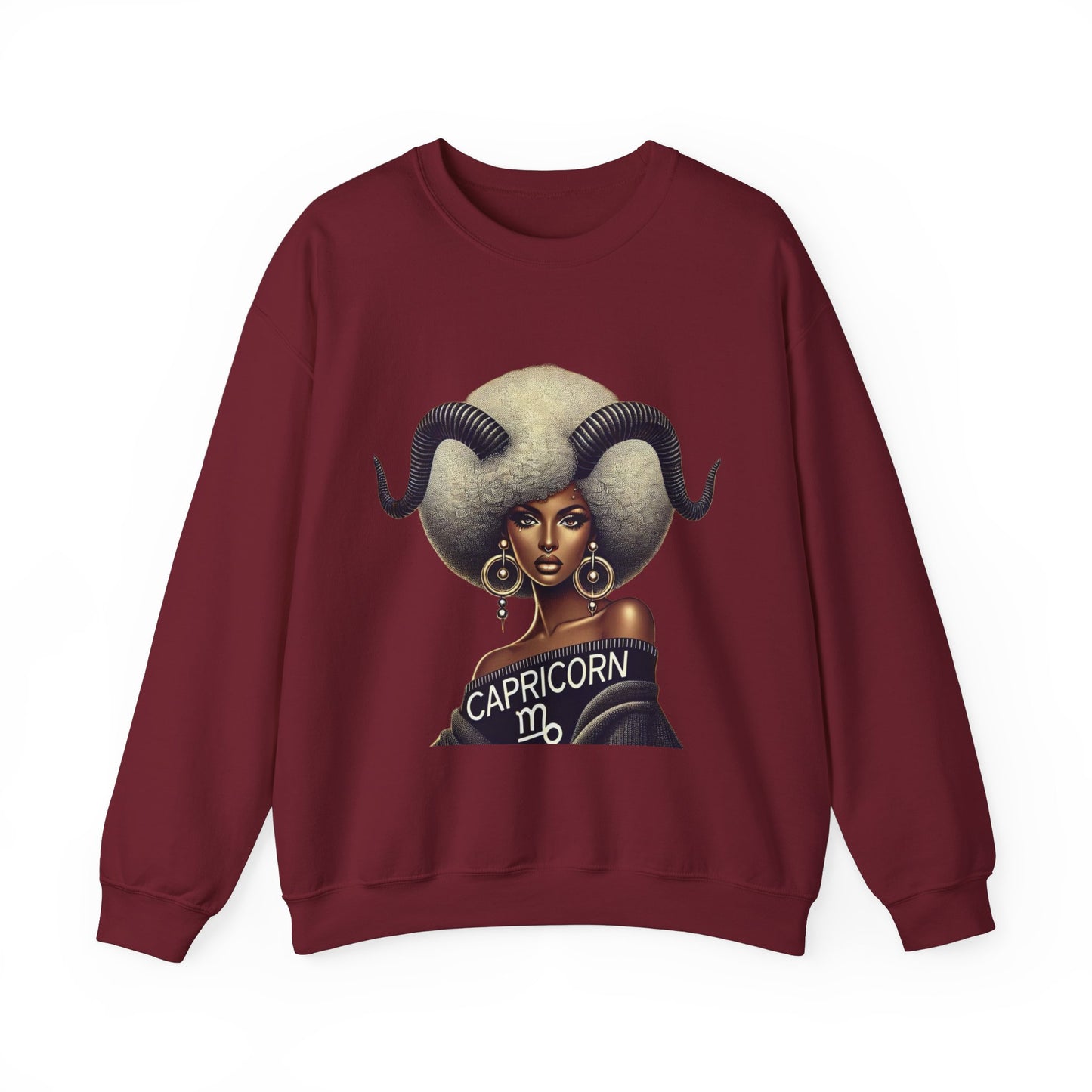 Capricorn Zodiac Sweatshirt for Astrology Lovers - Unisex Heavy Blend® Crewneck