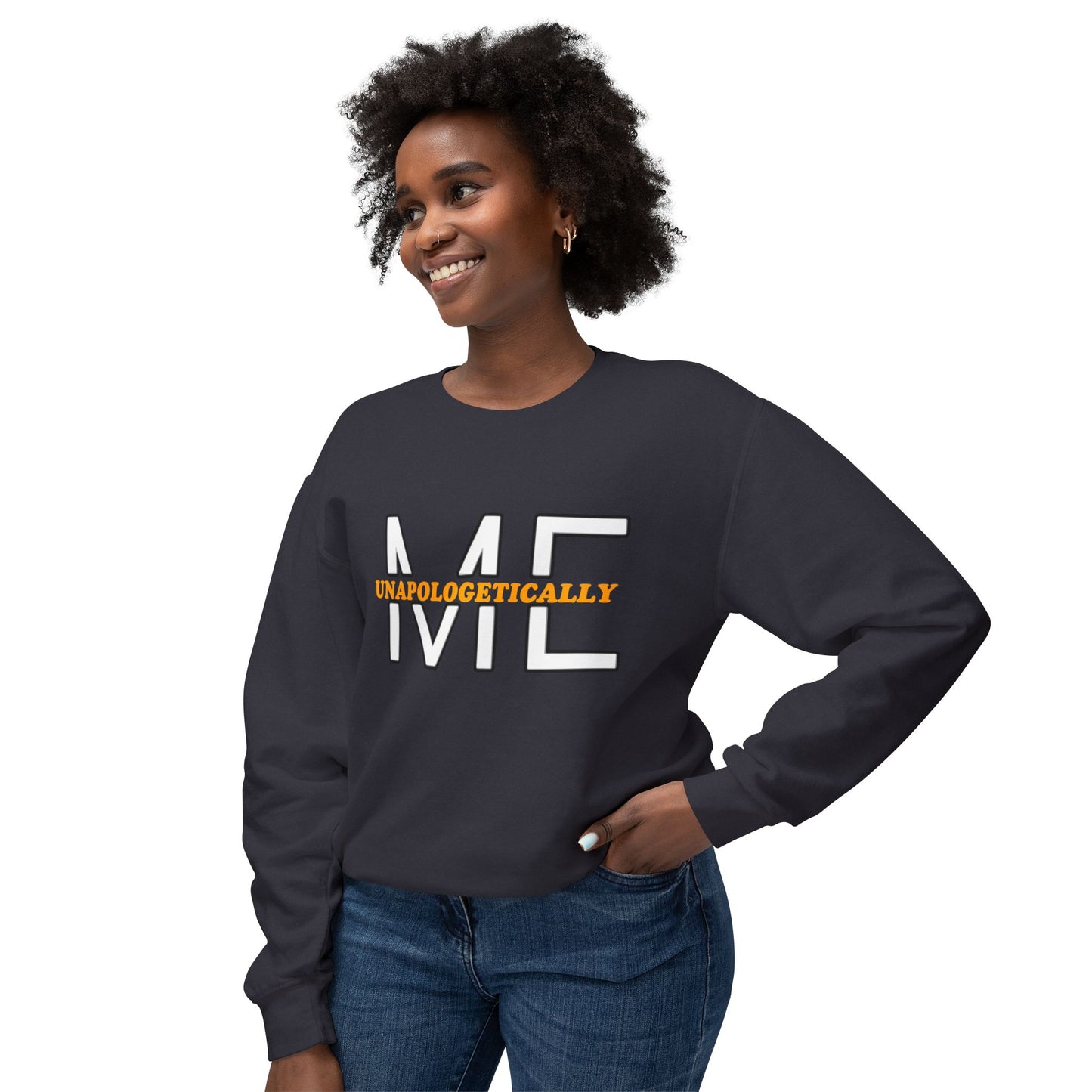 Unisex Lightweight Crewneck Sweatshirt - Unapologetically ME