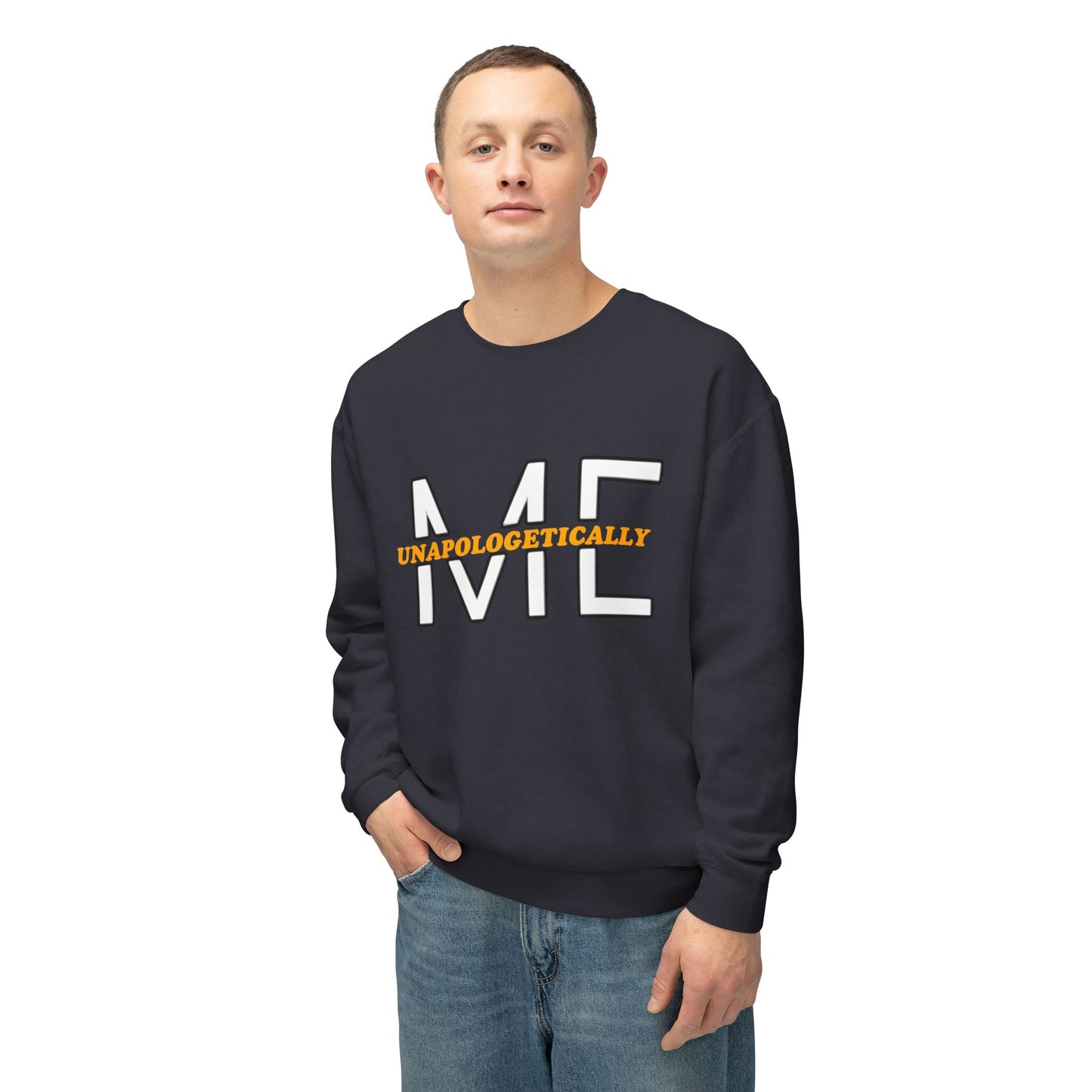 Unisex Lightweight Crewneck Sweatshirt - Unapologetically ME