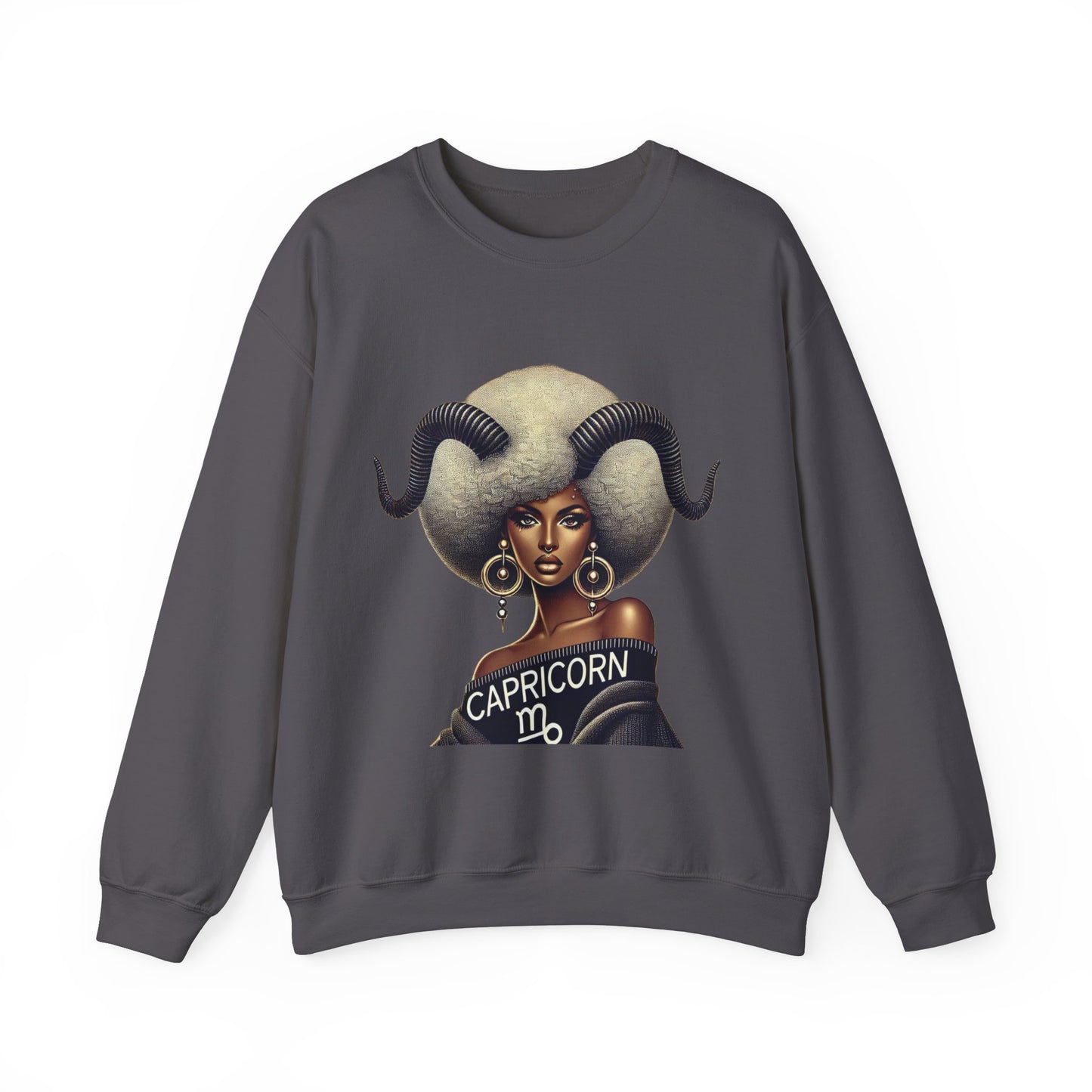 Capricorn Zodiac Sweatshirt for Astrology Lovers - Unisex Heavy Blend® Crewneck