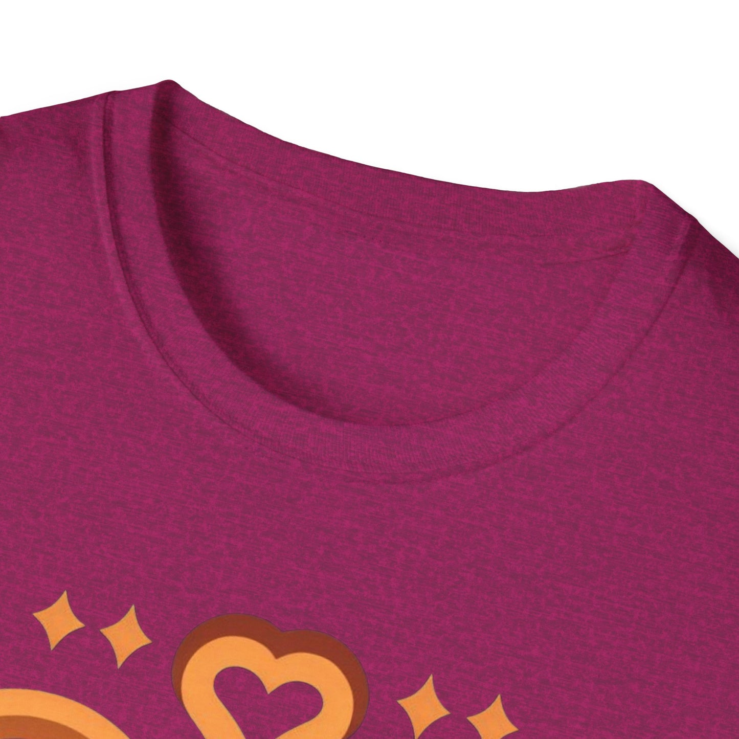 Unisex Softstyle T-Shirt - Black Love Infinity Design