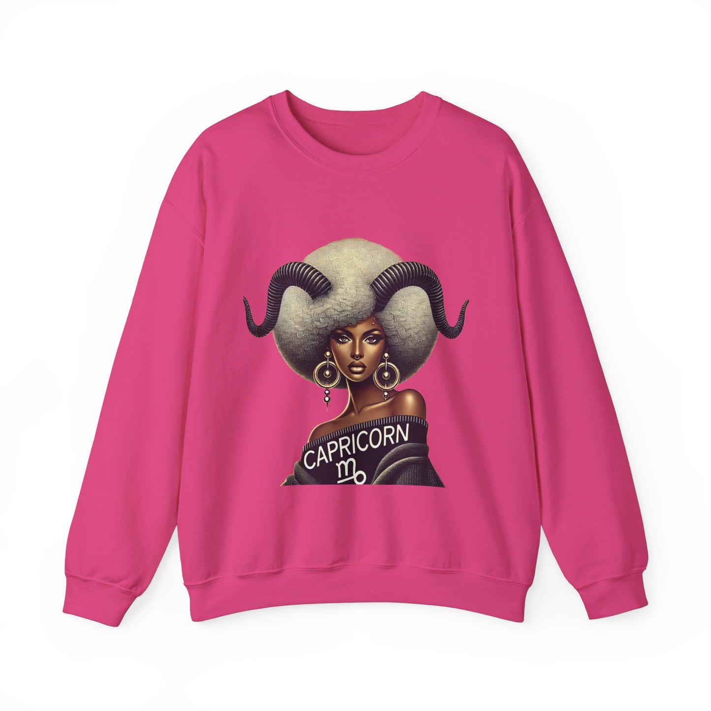 Capricorn Zodiac Sweatshirt for Astrology Lovers - Unisex Heavy Blend® Crewneck