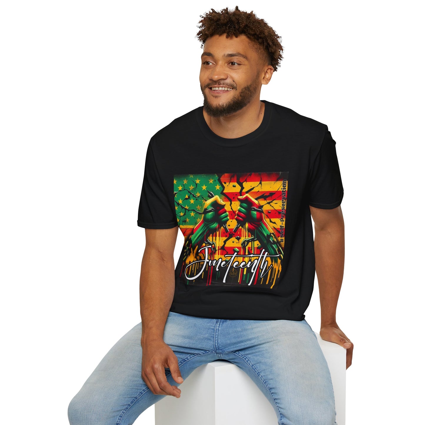 Juneteenth Celebration Unisex Softstyle T-Shirt, Freedom Tee, Black History Month Shirt, Juneteenth Gift, Retro Graphic Tee