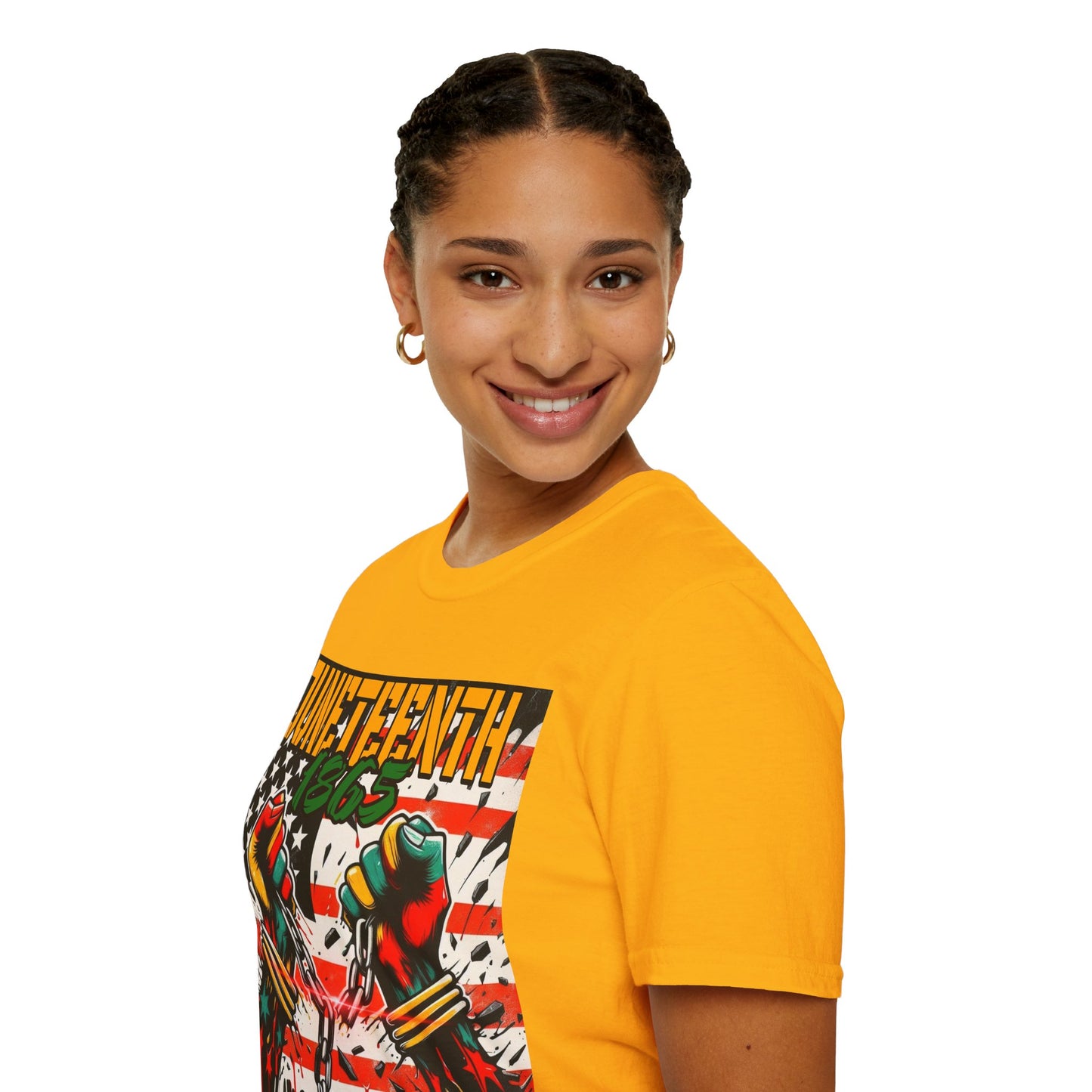 Juneteenth Freedom T-Shirt | Unisex Softstyle Tee, Celebrate Juneteenth, Black History Month, Independence Day, Activist Apparel, Gift [...]