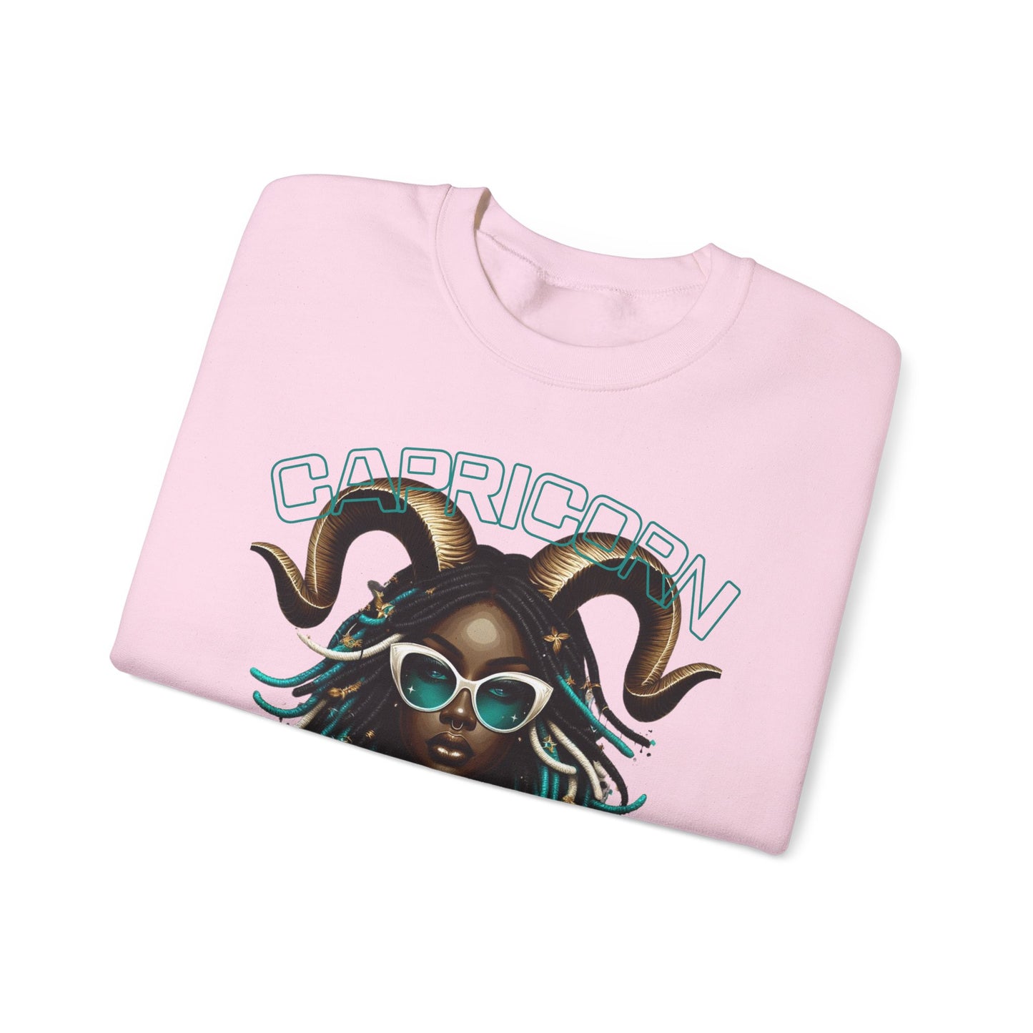 Capricorn Girl G.O.A.T. Unisex Crewneck Sweatshirt