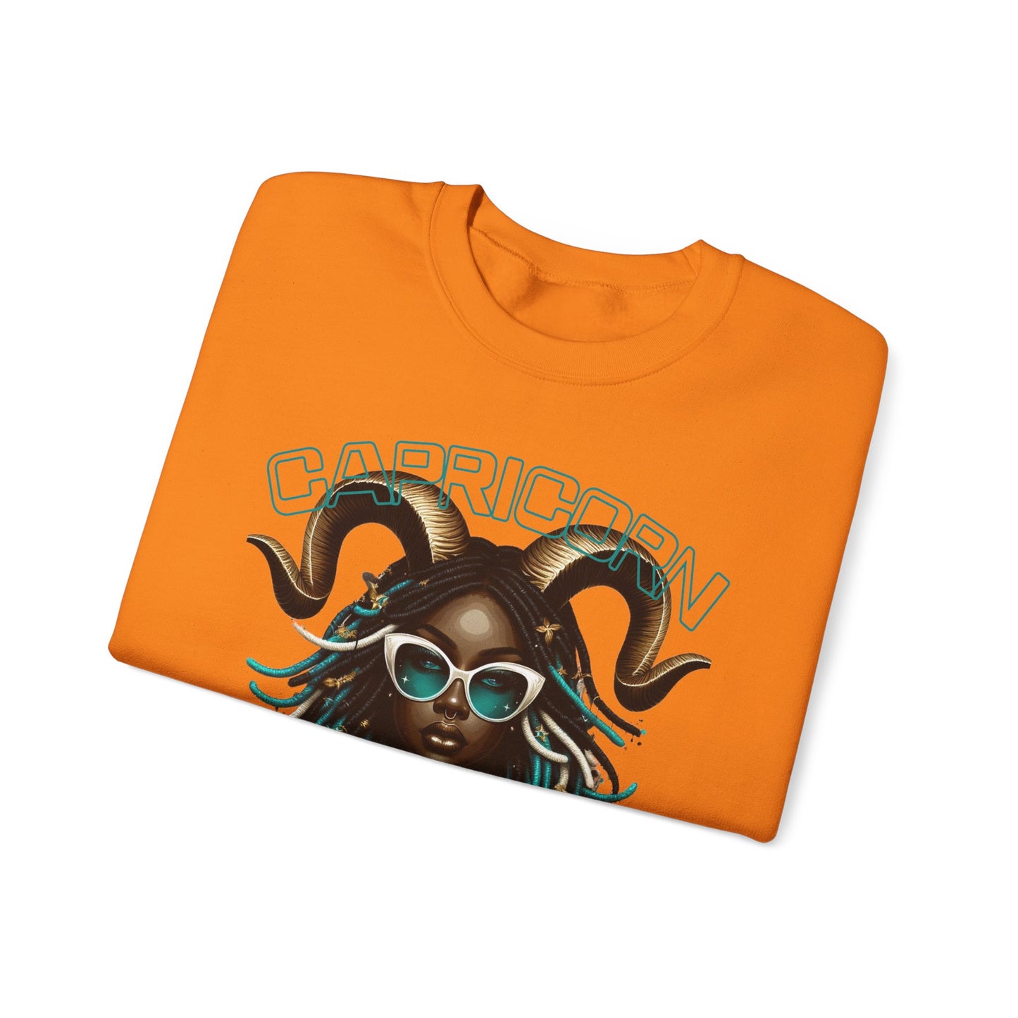 Capricorn Girl G.O.A.T. Unisex Crewneck Sweatshirt