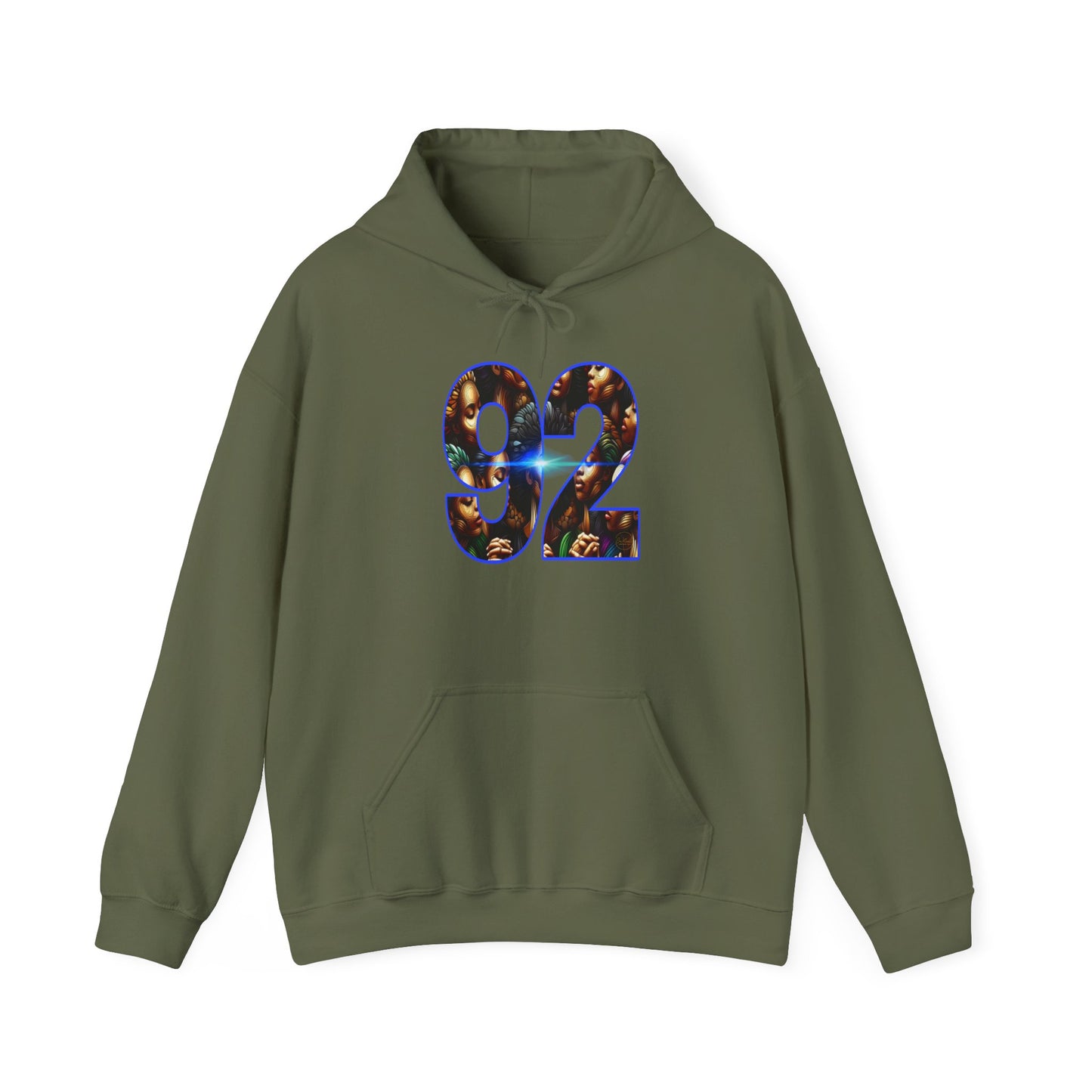 Retro 92 Unisex Heavy Blend™ Hooded Sweatshirt - Cozy Streetwear