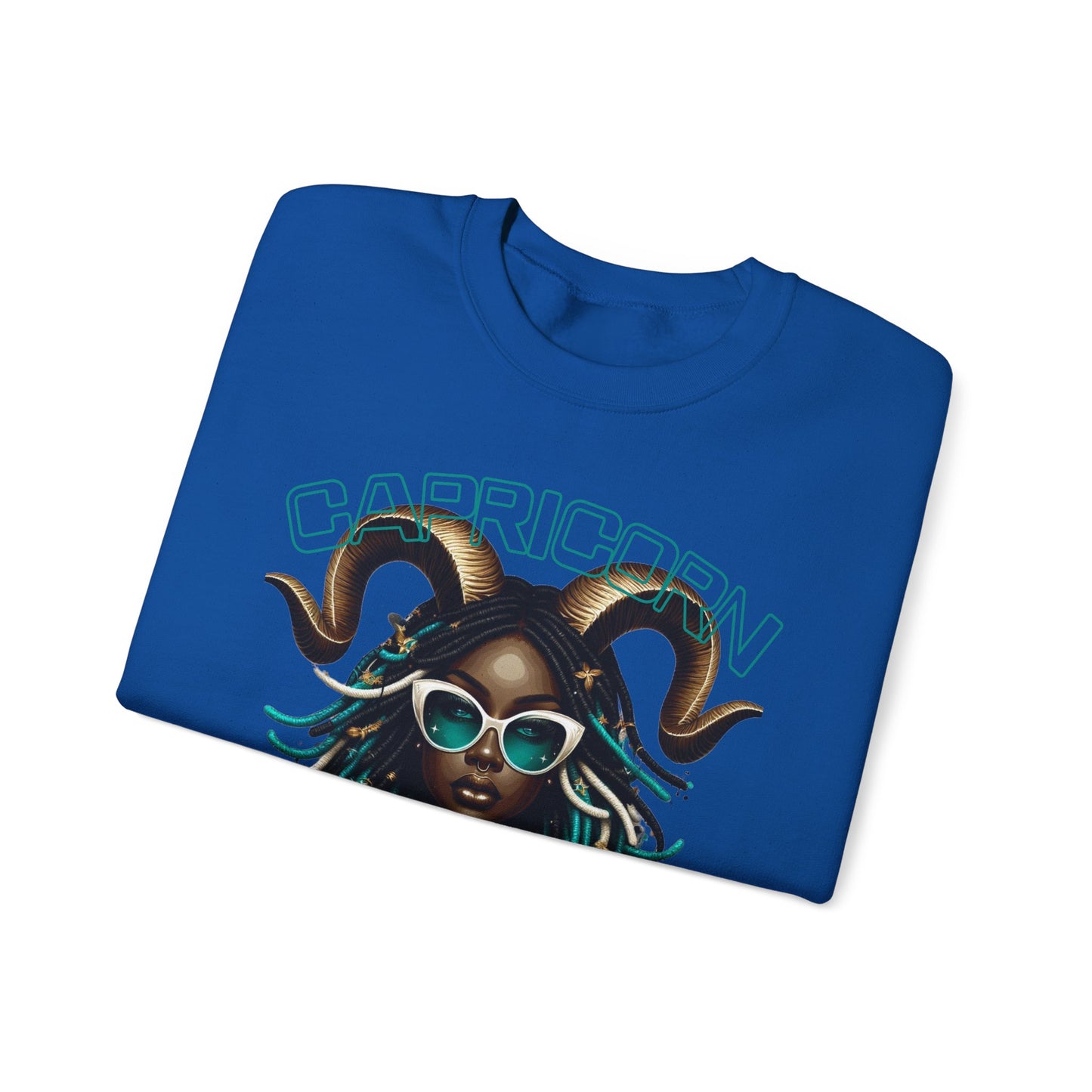 Capricorn Girl G.O.A.T. Unisex Crewneck Sweatshirt